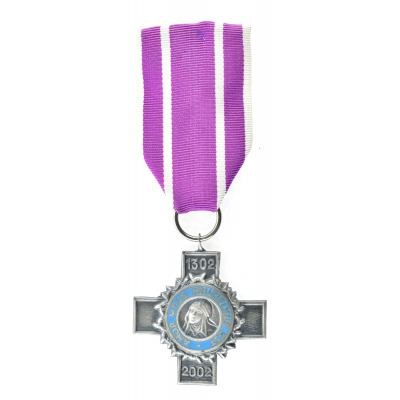 Srebrny Krzyż jubileuszowy 700-rocznicy urodzin św. Brygidy, odznaczenia kościelne