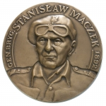 medal :: BITWA POD FALAISE :: GEN. BRYG. STANISŁAW MACZEK :: MP, Warszawa :: BRĄZ