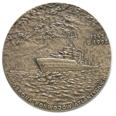 medal :: OBRONA KONWOJÓW ATLANTYCKICH :: MP, Warszawa :: BRĄZ