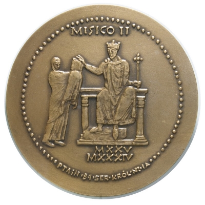 medal :: MIESZKO II LAMBERT :: Nr 1A :: BRĄZ