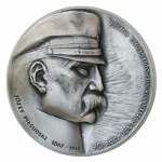 medal :: 70 ROCZNICA ODZYSKANIA PRZEZ POLSKĘ NIEPODLEGŁOŚCI :: J. PIŁSUDSKI