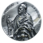 medal :: Władysław I Herman :: seria królewska :: srebrzony