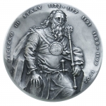 medal :: Mieszko III Stary :: seria królewska :: srebrzony