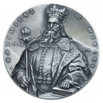 medal :: Kazimierz III Wielki :: seria królewska :: srebrzony