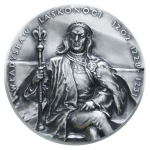 medal :: Władysław Laskonogi :: seria królewska :: srebrzony