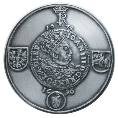 medal :: Jan III Sobieski :: PTAiN Warszawa :: NR 17:: SREBRZONY