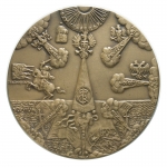 medal :: JAN II KAZIMIERZ WAZA :: PTAiN Warszawa :: NR 15 :: BRĄZ