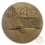 40 ROCZNICA POWSTANIA W GETCIE WARSZAWSKIM, medal