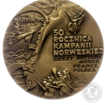 50. ROCZNICA KAMPANII NORWESKIEJ, medal