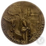 ŚW. WOJCIECH / JAN PAWEŁ II – 1987, NAPISY W JĘZYKU ŁACIŃSKIM, medal