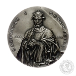 Kazimierz I Odnowiciel, seria królewska, medal, srebrzony