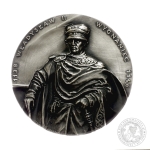 Władysław II Wygnaniec, seria królewska, medal, srebrzony