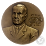 POWSTANIE WARSZAWSKIE, GEN. BRYG. ANTONI CHRUŚCIEL -MONTER- , medal