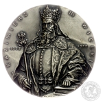 Kazimierz III Wielki, seria królewska, medal srebrzony
