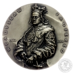 Władysław Jagiełło, seria królewska, medal srebrzony