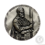 Kazimierz II Sprawiedliwy, seria królewska, medal, srebrzony