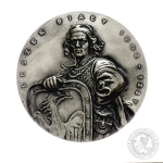 Leszek Biały, seria królewska, medal, srebrzony