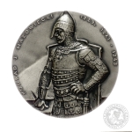 Konrad I Mazowiecki, seria królewska, medal, srebrzony