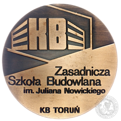 25 lat ZSB w Toruniu, medal