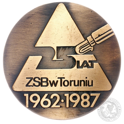 25 lat ZSB w Toruniu, medal