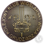KOLEJOWY KLUB  WIOŚLARSKI - WISŁA - GRUDZIĄDZ, medal