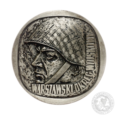 Warszawski Okręg Wojskowy, medal, srebrzony