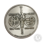 WŁADYSŁAW WARNEŃCZYK, Seria Królewska, medal srebrzony