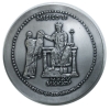 medal :: Mieszko II :: seria królewska ::  srebrzony