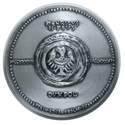 medal :: HENRICVS II PIVC :: seria królewska ::  srebrzony