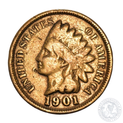 ONE CENT :: 1901 :: Indian Head