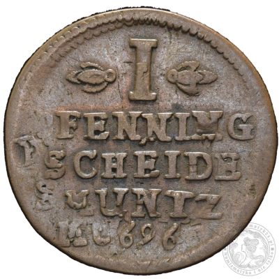 1 Pfennig, 1696, Braunschweig