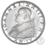 JAN XXIII, 100 lirów, 1962, CITTA' DEL VATICANO, FIDES