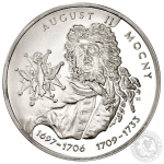 10 złotych, August II Mocny (1697-1706; 1709-1733), Poczet królów i książąt polskich