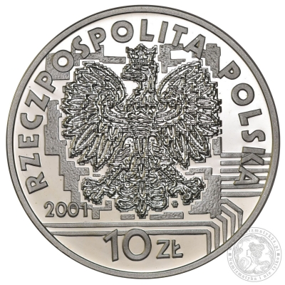 10 złotych, ROK 2001