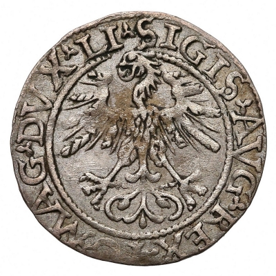 Zygmunt II August :: Półgrosz :: Wilno 1562 :: LI / LITV