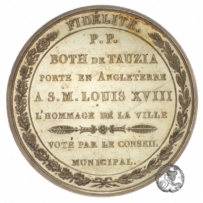 medal :: Francja :: MAIRE :: 12 MARS 1814