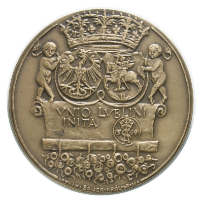 medal :: ZYGMUNT II AUGUST :: PTAiN Warszawa :: NR 11 :: BRĄZ