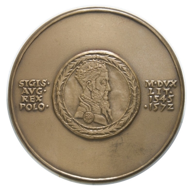 medal :: ZYGMUNT II AUGUST :: PTAiN Warszawa :: NR 11 :: BRĄZ