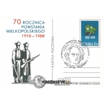 Całostka :: 70 Rocznica Powstania Wielkopolskiego 1918-1988