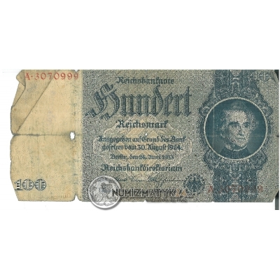 100 Reichsmark :: 1924-1933