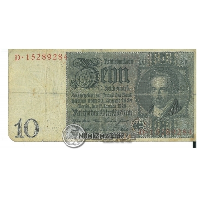 10 Reichsmark :: 1924-1929