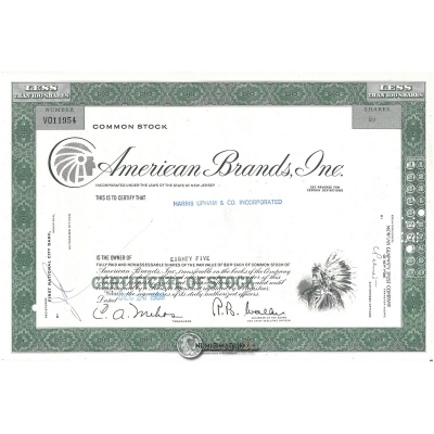 American Brands Inc. :: Certify 1969